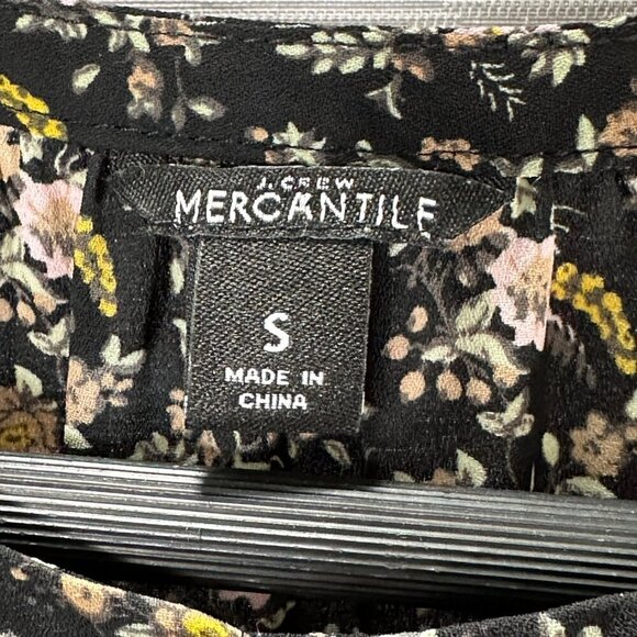 J Crew Mercantile Dress Womens Small Midi Superbloom Floral Flounce Romantic - Picture 5 of 10
